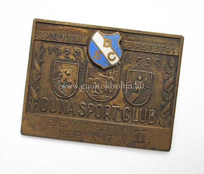 DUNA Sport Club "Sporttal a hazáért" 1939 - evezés